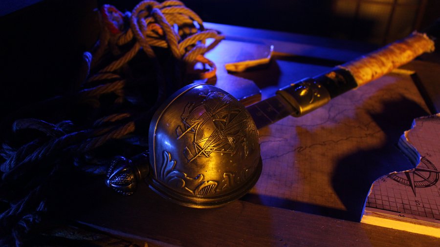 A few of the tools of the trade aboard the Hades' Plunder.