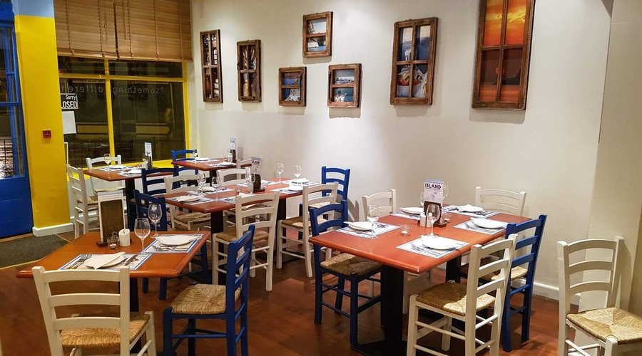 Part of restaurant 