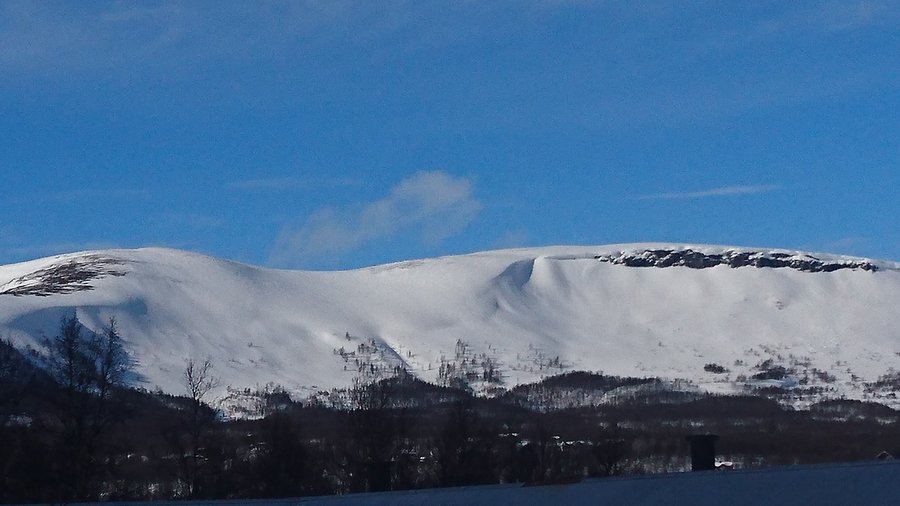Utsikt ifrån Tännfatet över Hamra Fjället i Tänndalen,  Härliga Härjedalen