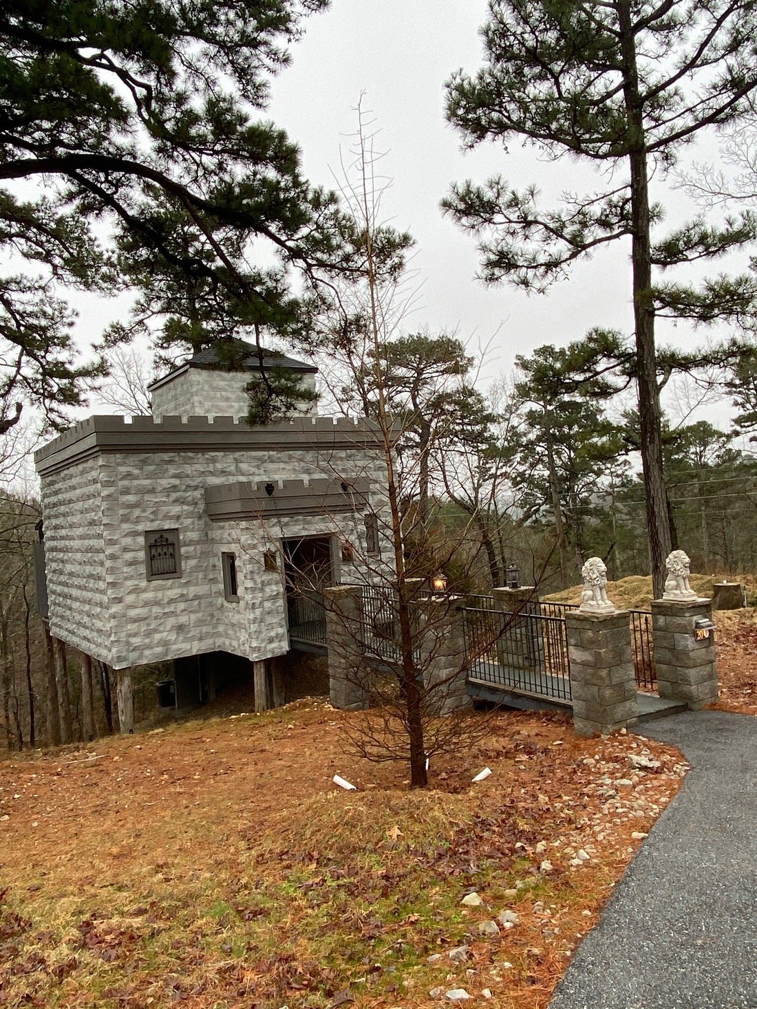 The Magic Castle Treehouse at Eureka Springs Treehouses, Hobbit Caves & Castles