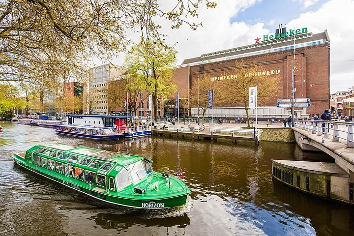 blue boat amsterdam canal cruise and heineken experience