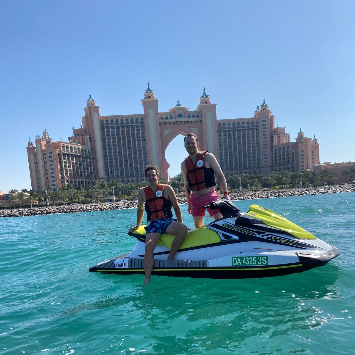 2023 1 hour Jet ski Tour Burj Al Arab, Atlantis and Palm Jumeirah