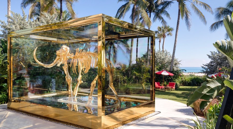 Gone But Not Forgotten, Golden Mammoth by Damien Hirst