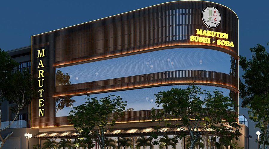 PERSPECTIVE OF MARUTEN RESTAURANT