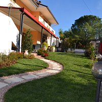 passeggiata nel giardino