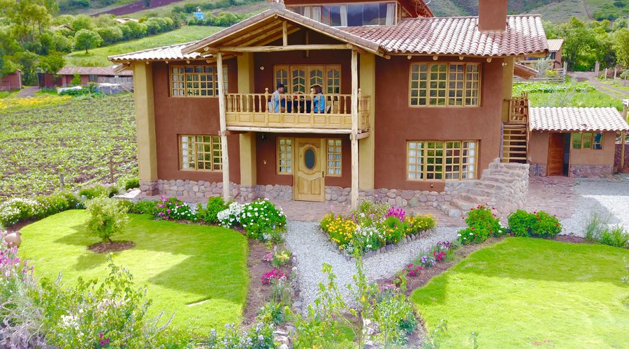 Spacious green area for families