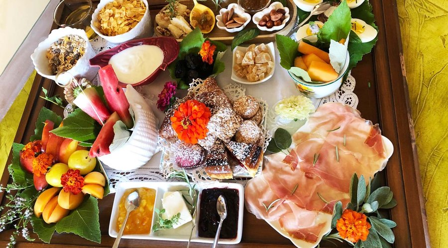 Il nostro mini-buffet dolce e salato per la colazione