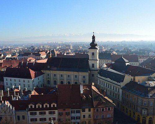 September 5 2021 - Sibiu, Hermannstadt, Romania: Area Around The