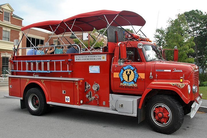 2024 Vintage Fire Truck Sightseeing Tour of Portland Maine