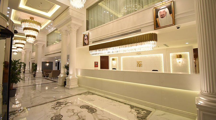 attractive reception area