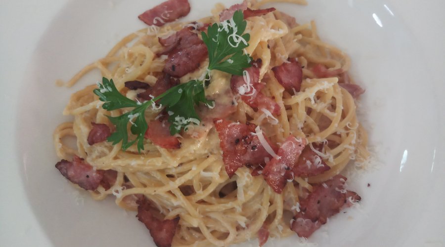 Spaghetti Carbonara. 