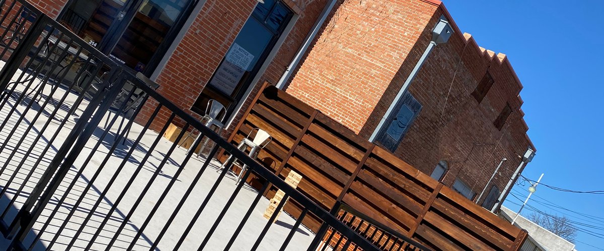 Back patio!