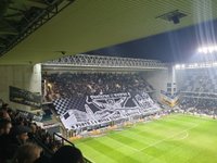 Porto, Portugal. 15th July, 2022. Porto, 07/15/2022 - Training of Boavista  Futebol Clube, open to fans, in the secondary field of EstÃdio do Bessa  Século XXI, in Porto. Gaius Makouta; Chidozie. (