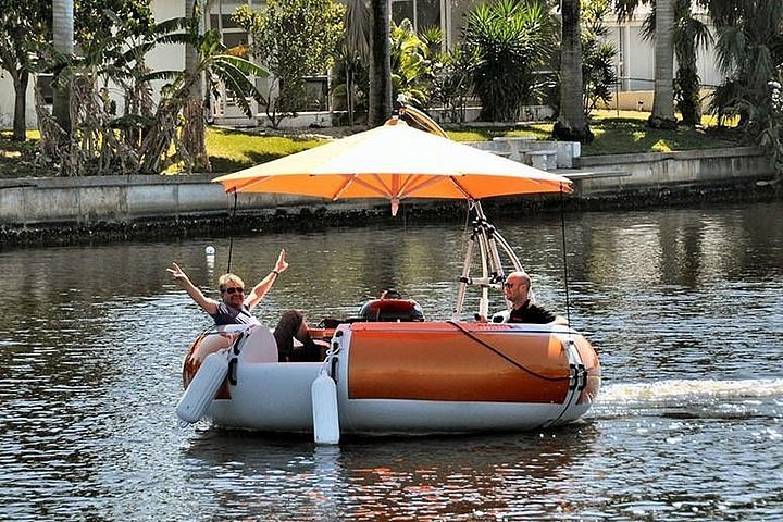 Coupon for inflatable island