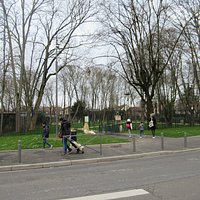 Le parc côté rue Jules Princet