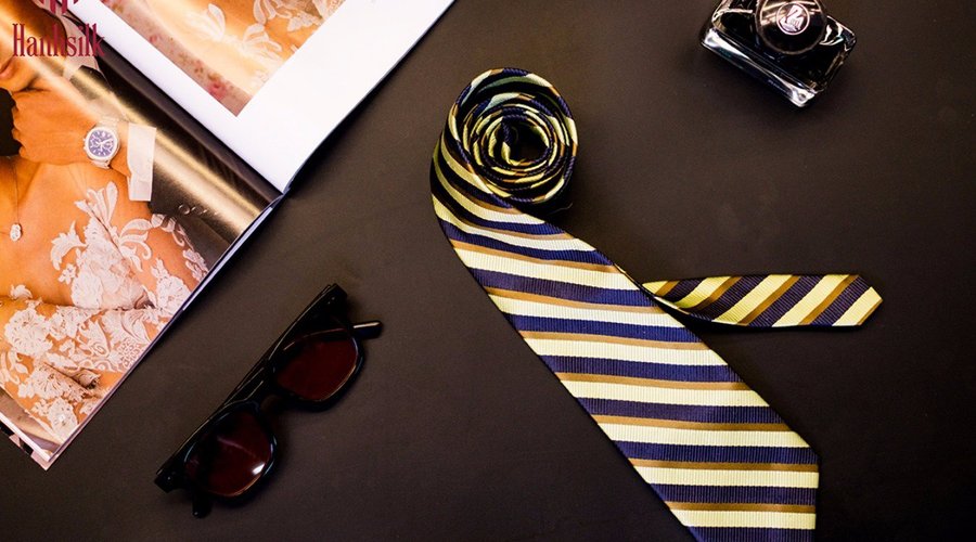 Original men hand-crafted silk ties