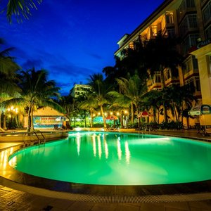 I always take a dip in the pool after a swim in the ocean...