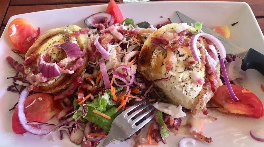 Ma(copieuse) salade de chèvre chaud