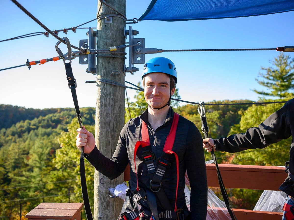 Zip Lining at Red River Gorge, Campton, Kentucky