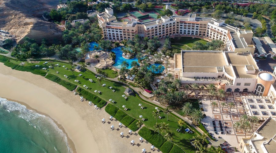 Aerial view of the resort
