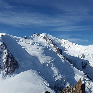 Boule à neige - Aiguille du Midi - Noir & Or- mini