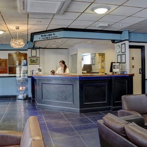 Hotel reception area