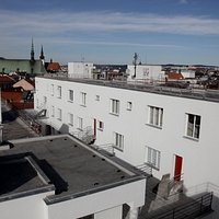 The view from the top of the block A
