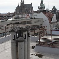 The view from the top of the block A
