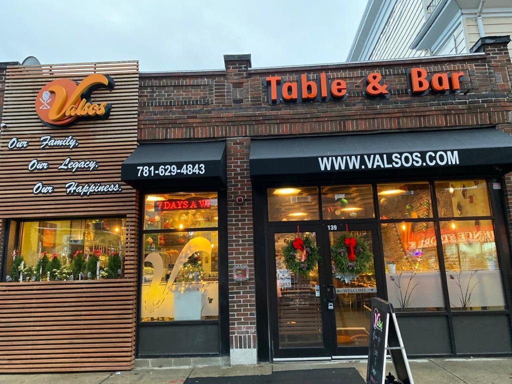 VALSOS TABLE & BAR, Revere - Menu, Prices & Restaurant Reviews - Order  Online Food Delivery - Tripadvisor