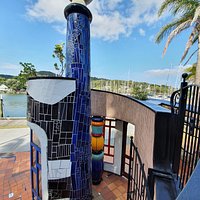 Hundertwasser-Säule in Whangarei - kein Museum bisher