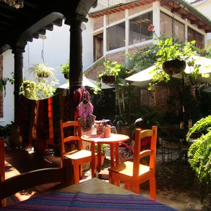 Breakfast at Fernando's with Posada La Merced stay. 