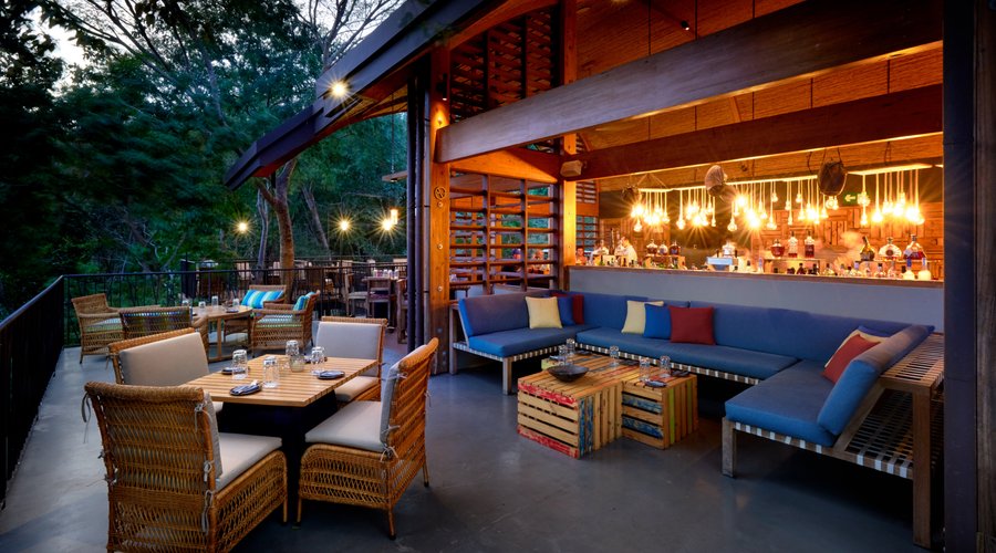 Our second terrace offers views of the Marina and is surrounded by the tropical forest.