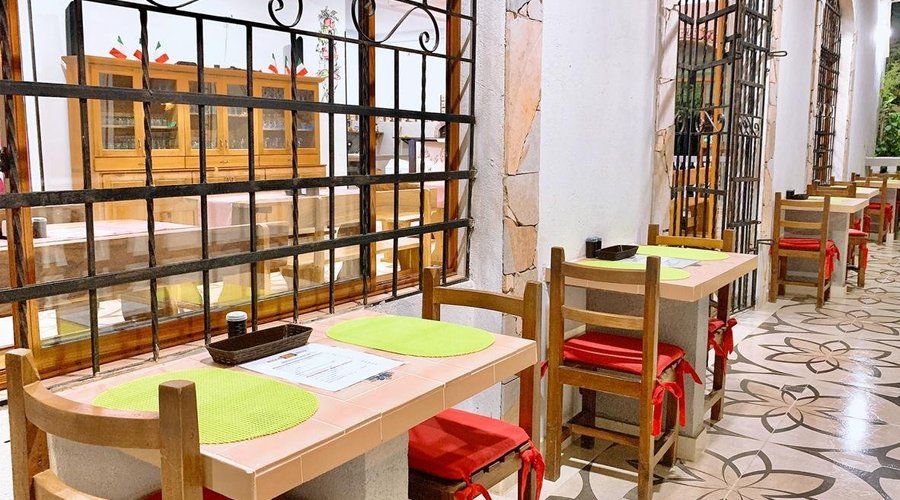 Terraza ideal para comer una deliciosa pizza 