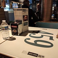 Pick a table & order your food & drinks