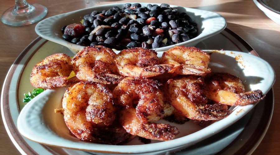 Blackened shrimp