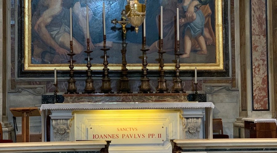 Tomba di Giovanni Paolo II