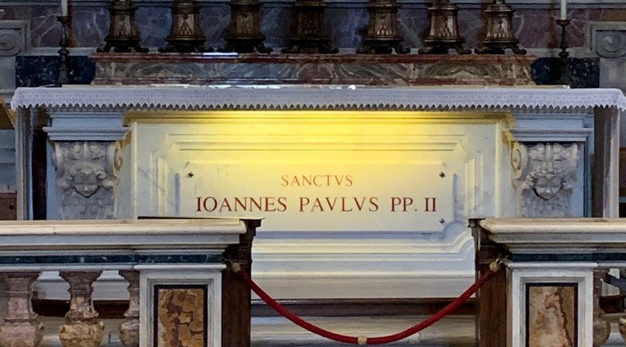 Tomba di Giovanni Paolo II