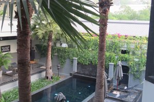 Piscina y playa