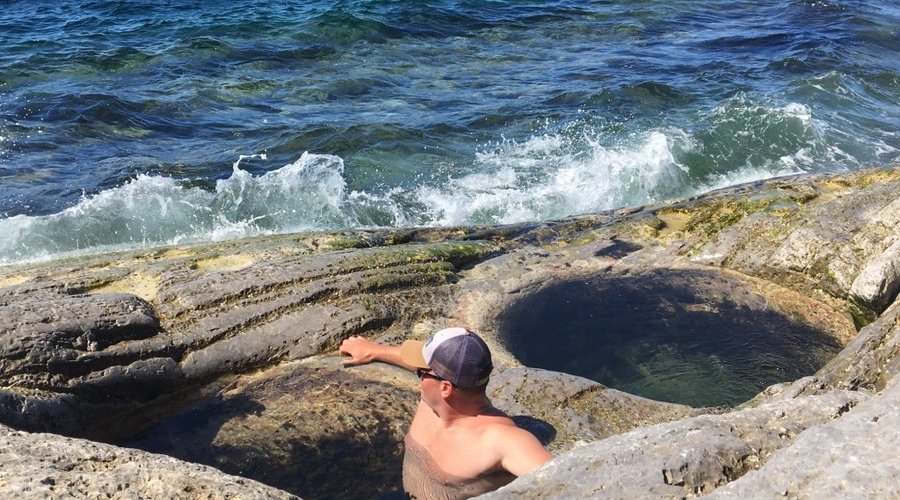 Sea Pot Holes at Burnt Cape Ecological Reserve