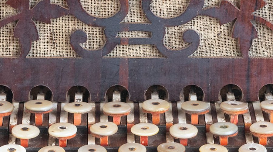 Trekkspill detalj