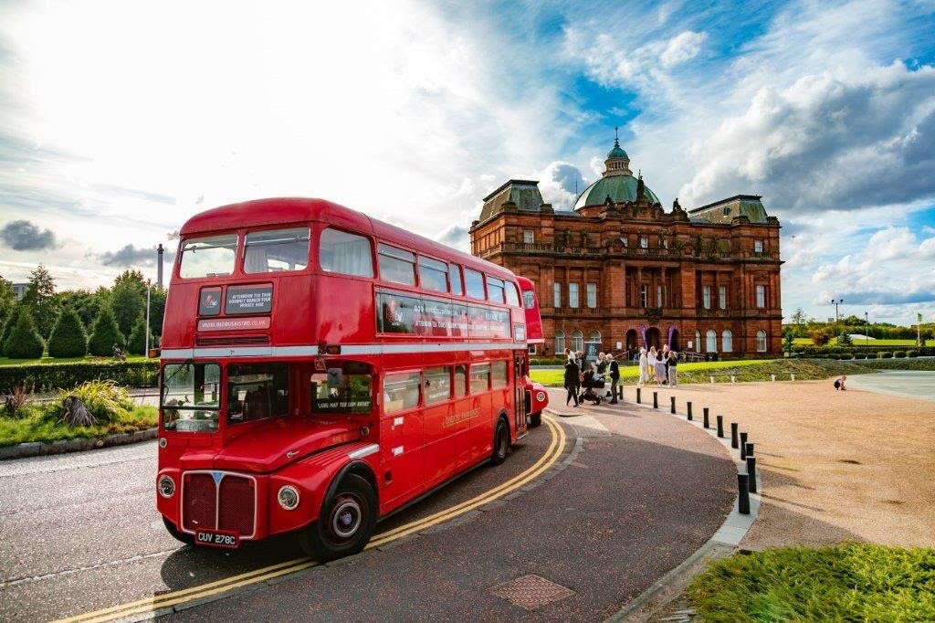 Hot Edinburgh Red Bus