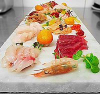 Cruditè dei migliori pesci e crostacei del giorno