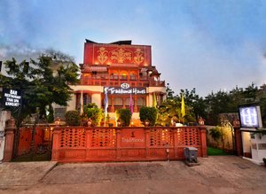 WelcomHeritage Traditional Haveli in Jaipur, image may contain: Hotel, Building, Resort, Villa
