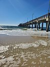 Fisherman seem to have a real setup with dolly, ice chest, poles - Picture  of Gulf State Park Fishing Pier, Gulf Shores - Tripadvisor
