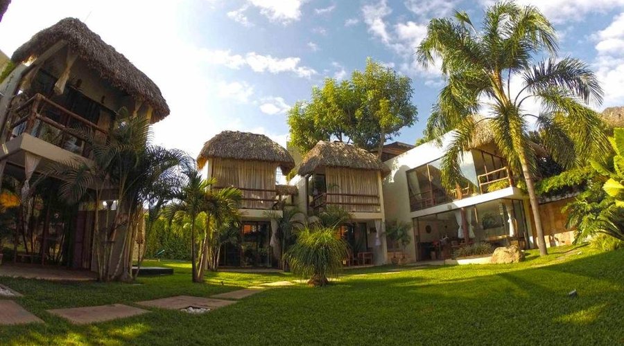Habitaciones con vista al jardín y con terreza