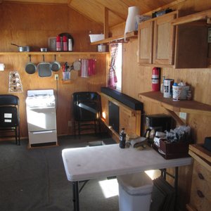 Inside of the icehouse.