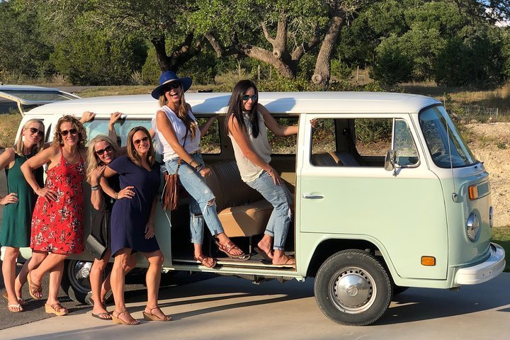 2024 (austin) Retro Wine Tour In A Vintage Vw Bus