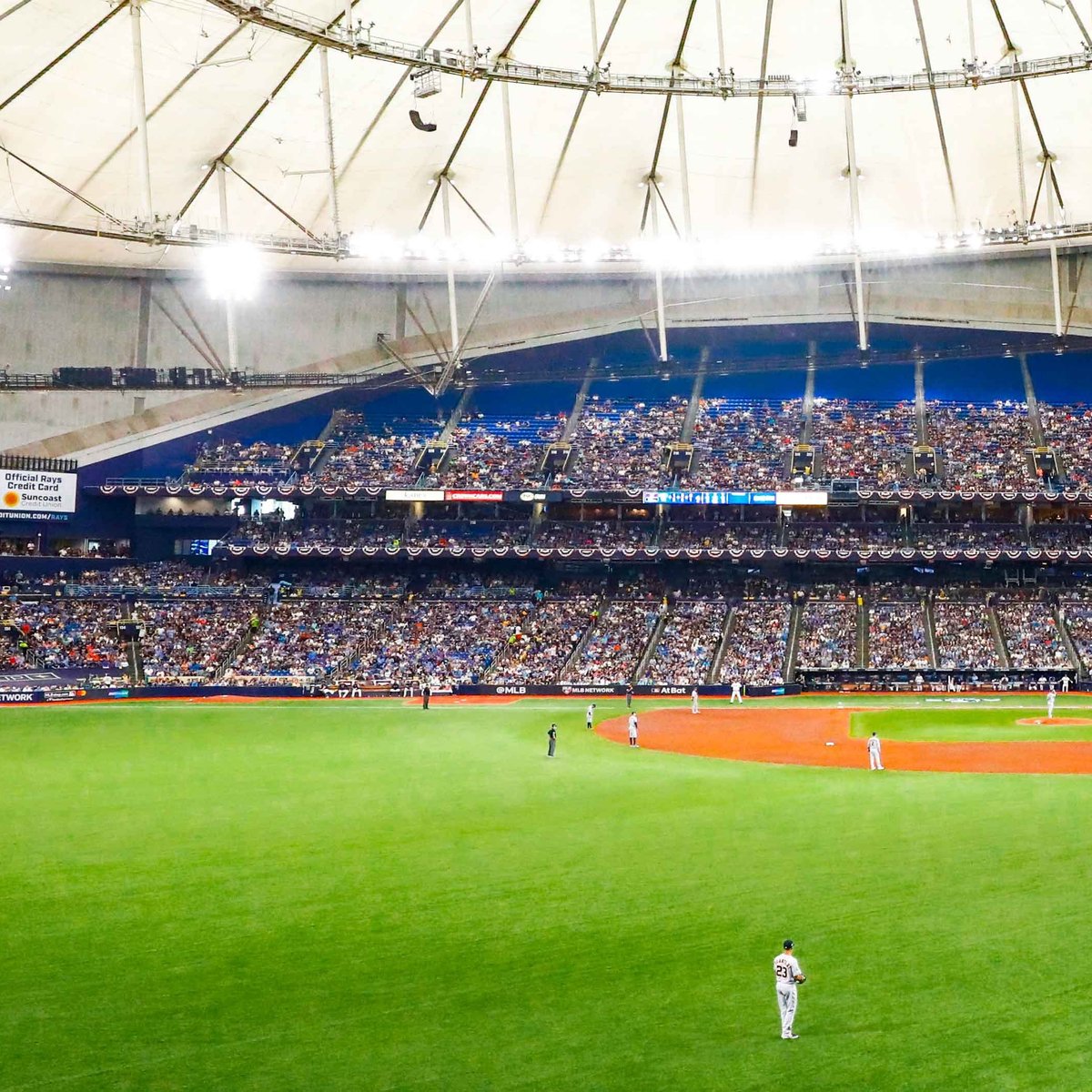 Tampa Bay Rays Tropicana Field MLB Stadium Map Ballpark Map - oggsync.com