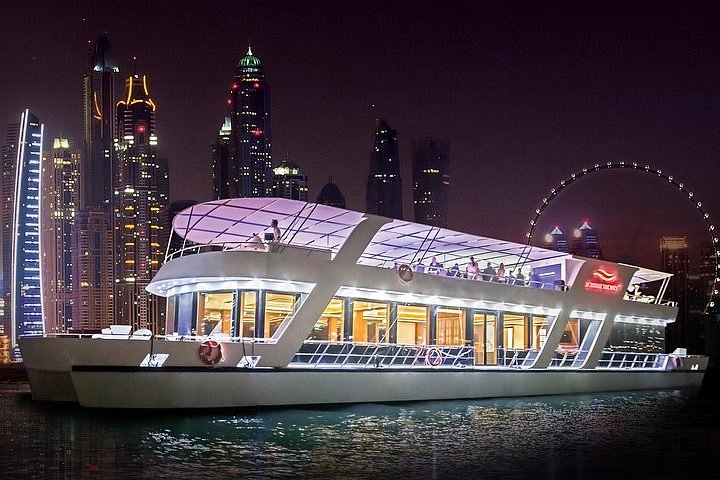 dubai marina yacht dinner cruise price