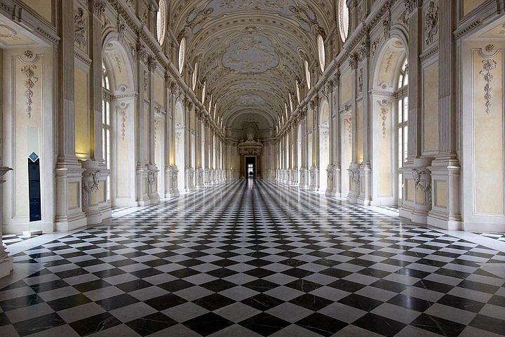 The inside of the Palace of Venaria (Italian: Reggia di Venaria